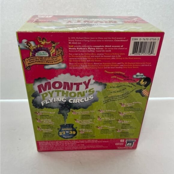 VHS Monty Pythons Flying Circus A&E Season No 3 Boxed Set New Sealed - Picture 4 of 4